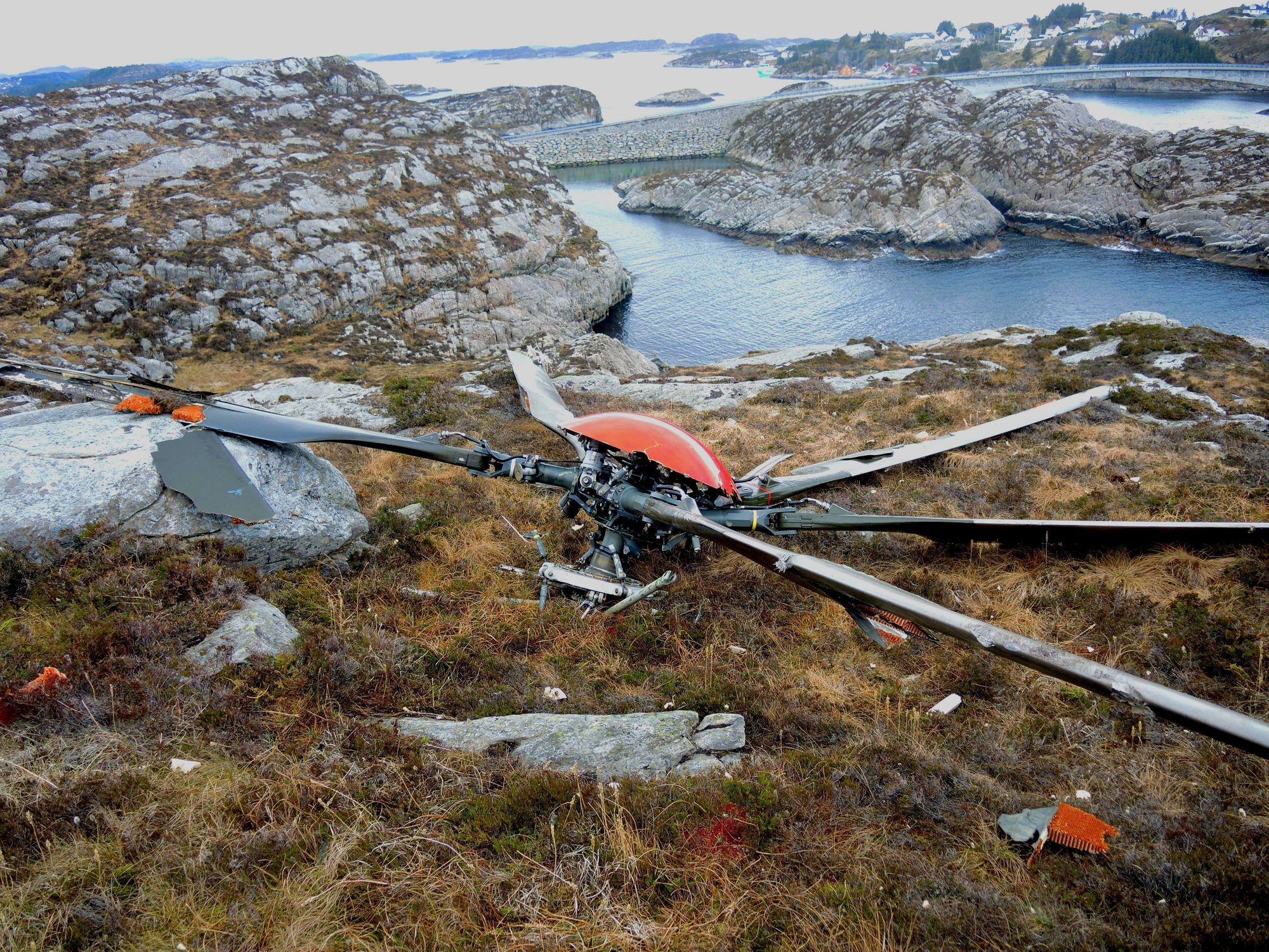 Helikopterulykke turøy video